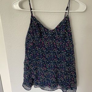 Floral patterned tank top/cami
